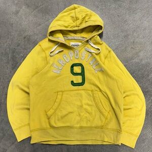 Aeropostale Yellow Hoodie Sweater for Men